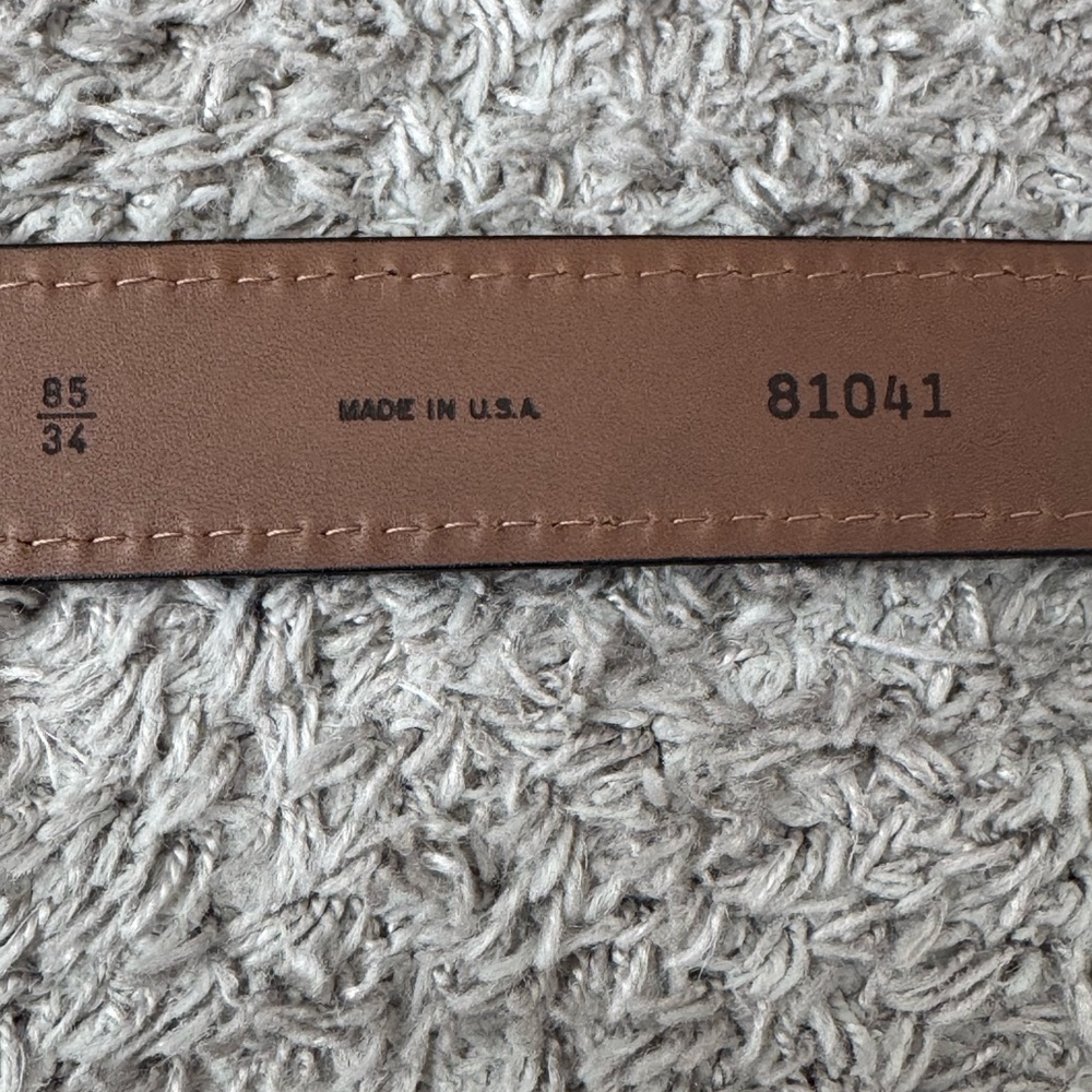 🔥 Allen Edmonds Men’s Red Cottonwood Leather belt. Pick your size. - Picture 4 of 5